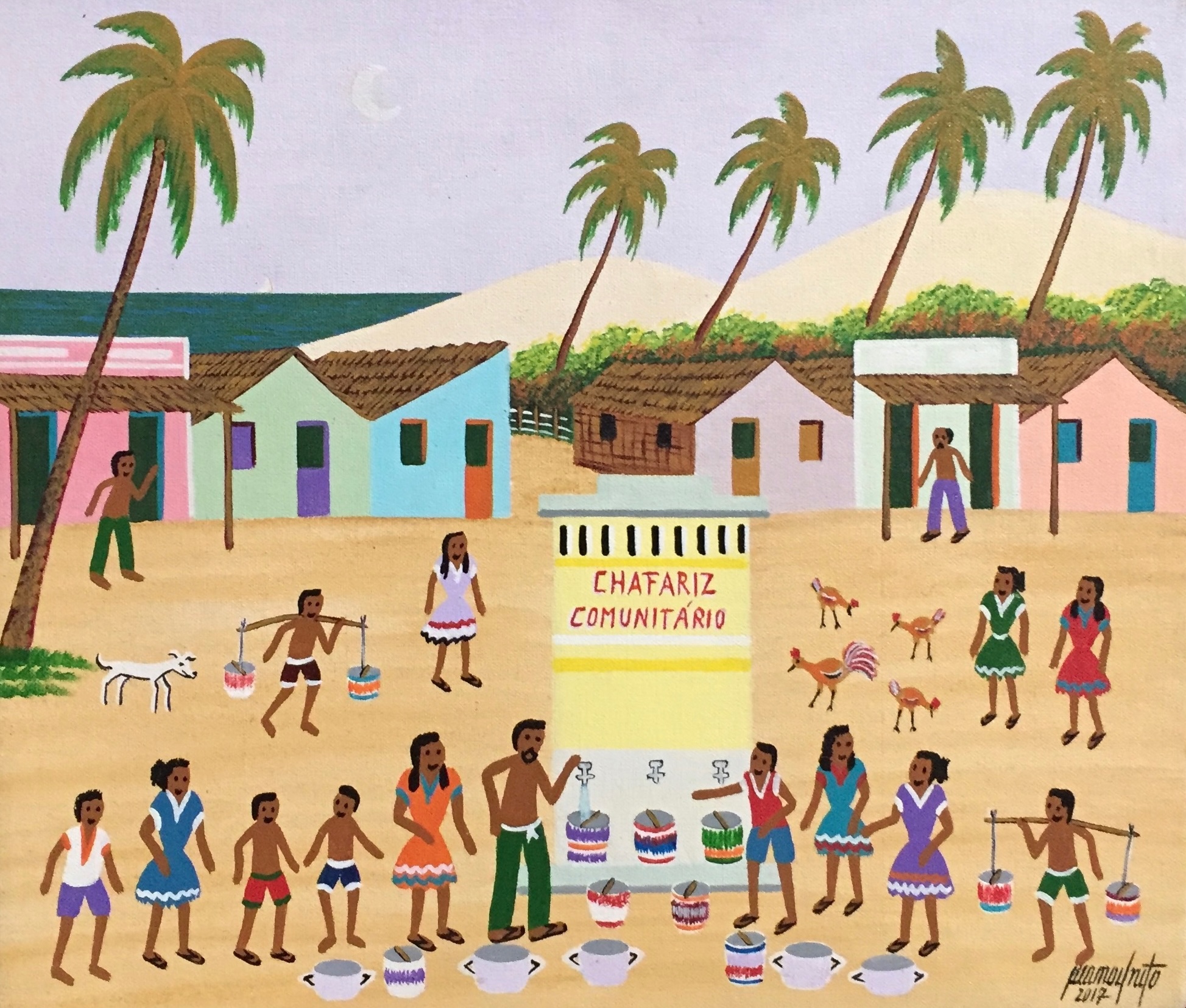 Community association meeting in rural Brazil